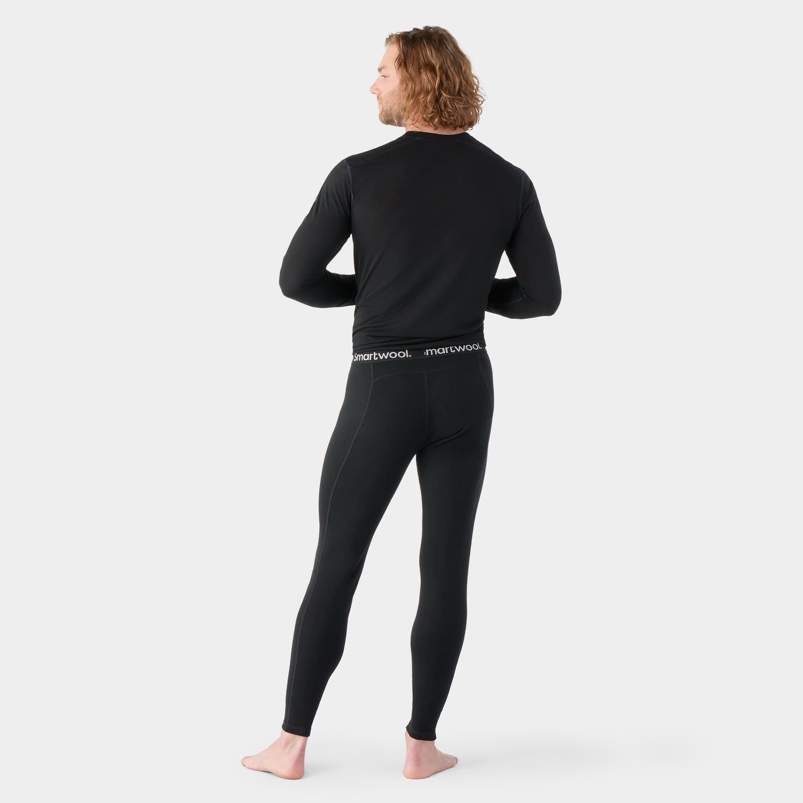 Men's Classic Thermal Merino Base Layer Bottom Boxed Black - ver - 2