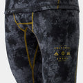 Classic Thermal Base Layer 3/4 Bottom Black Tie Dye/Hny Gold - ver - 3