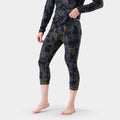 Classic Thermal Base Layer 3/4 Bottom Black Tie Dye/Hny Gold - ver - 1