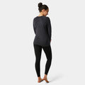 Women's Classic Thermal Merino Base Layer Crew Boxed Charcoal Heather - ver - 2