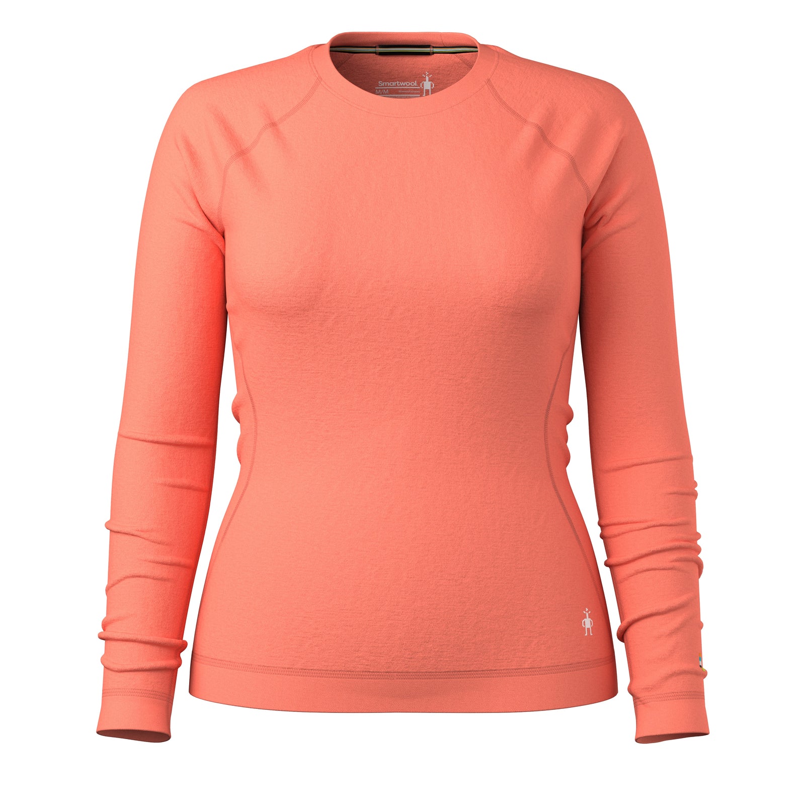 Women's Classic Thermal Merino Base Layer Crew Boxed Coral Reef - ver - 3