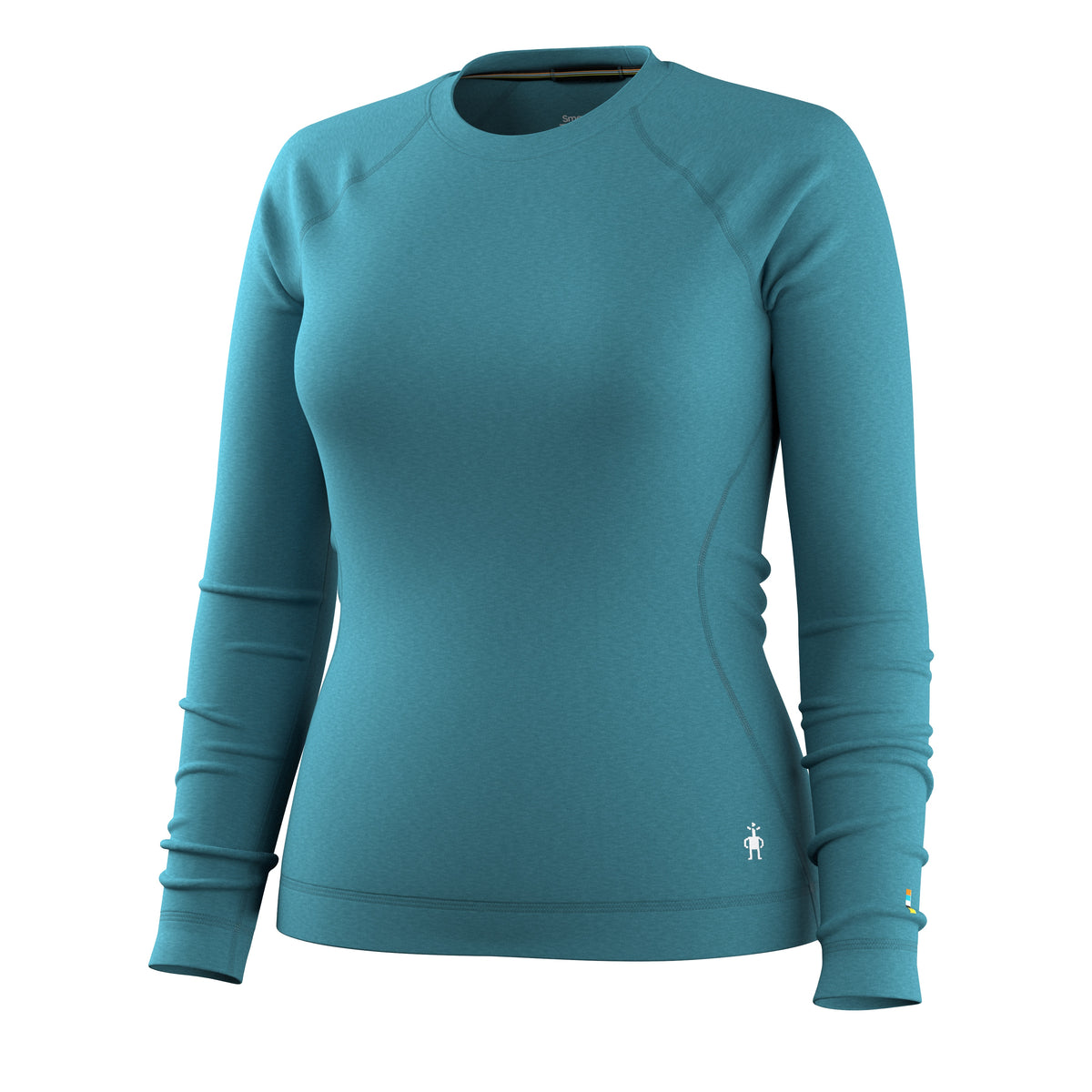 Classic Thermal Base Layer Crew Mineral Blue Heather - ver - 3