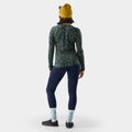 Classic Thermal Base Layer Crew Dark Teal Wild Blossom - ver - 2