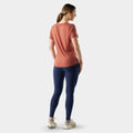 Women's Active Ultralite V-Neck Short Sleeve Burnt Sienna - ver - 2