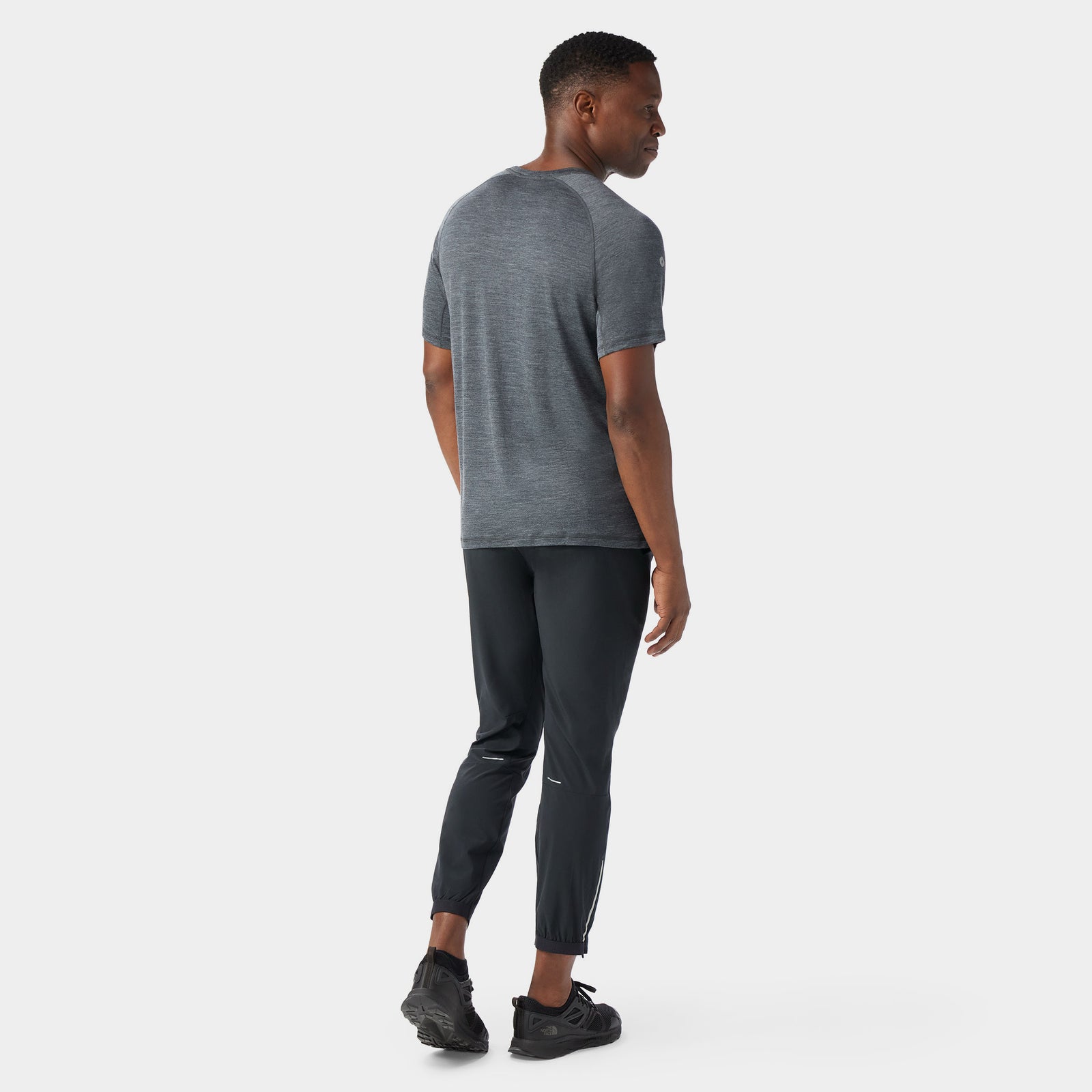 Men's Active Ultralite Short Sleeve Charcoal Heather - ver - 2