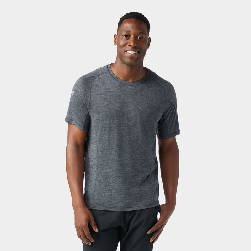 T-shirt à manches courtes Active Ultralite pour homme - Charcoal Heather / S