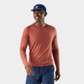 Men's Active Ultralite Long Sleeve Burnt Sienna - ver - 1