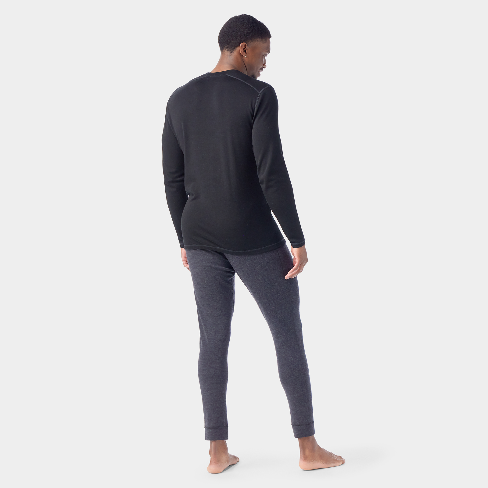 Thermal Merino Jogger Charcoal Heather - ver - 2