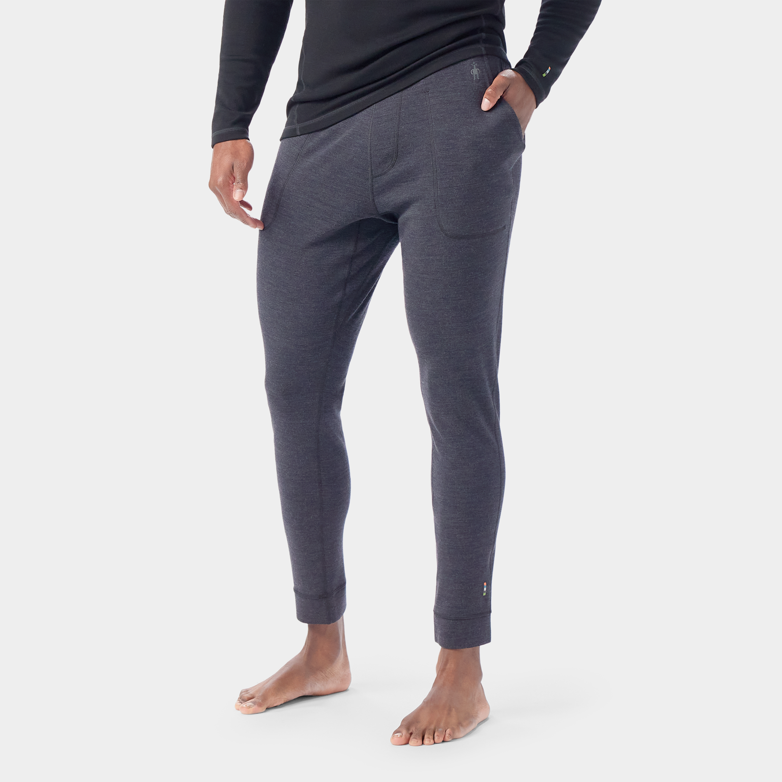Thermal Merino Jogger Charcoal Heather - ver - 1