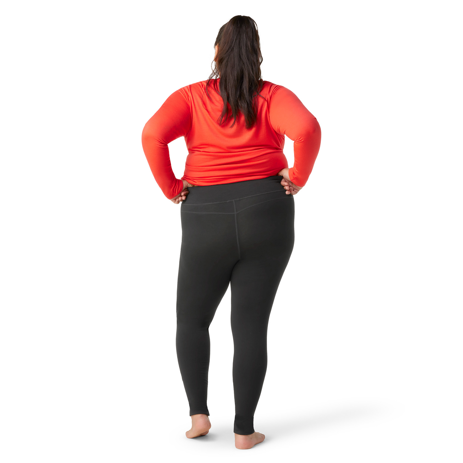 Women's Classic All-Season Merino Base Layer Bottom Plus Black - ver - 2