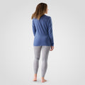 Women's Classic All-Season Merino Base Layer Crew Boxed Nightfall Blue - ver - 2