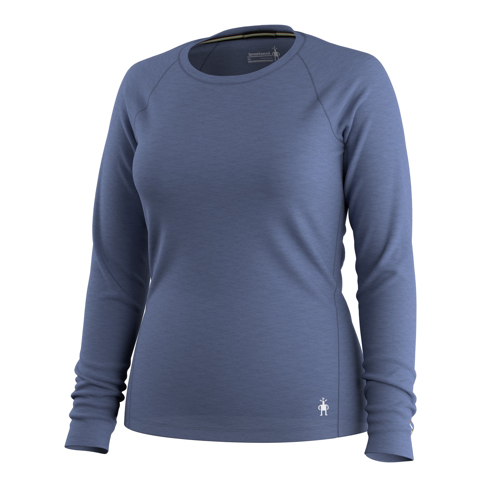 Women's Classic All-Season Merino Base Layer Crew Boxed Nightfall Blue - ver - 3