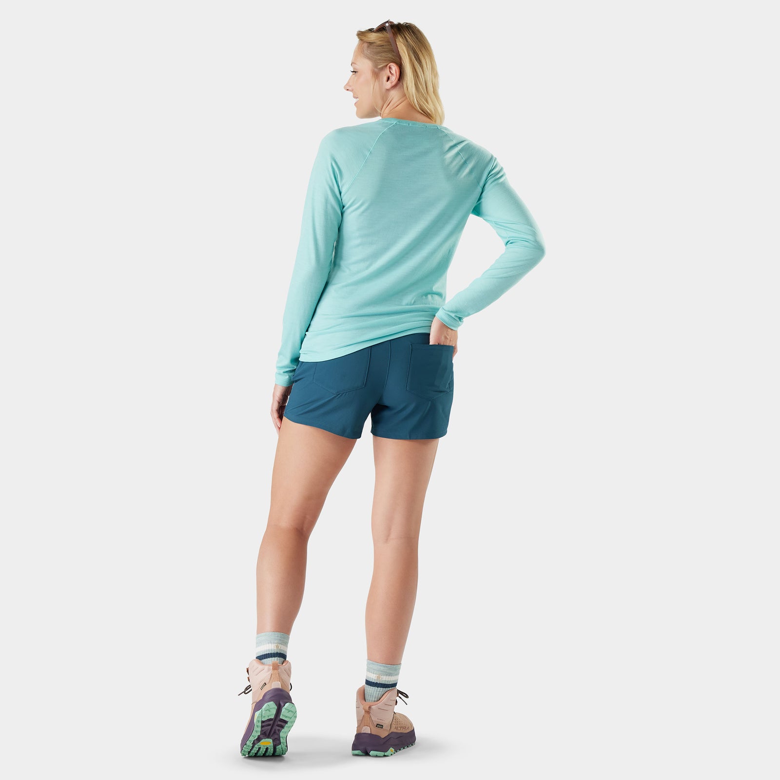 Strato base con girocollo Classic All-Season Merino da donna  - visualizza - 2