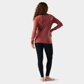 Women's Classic All-Season Merino Base Layer Crew Boxed Burnt Sienna - ver - 2