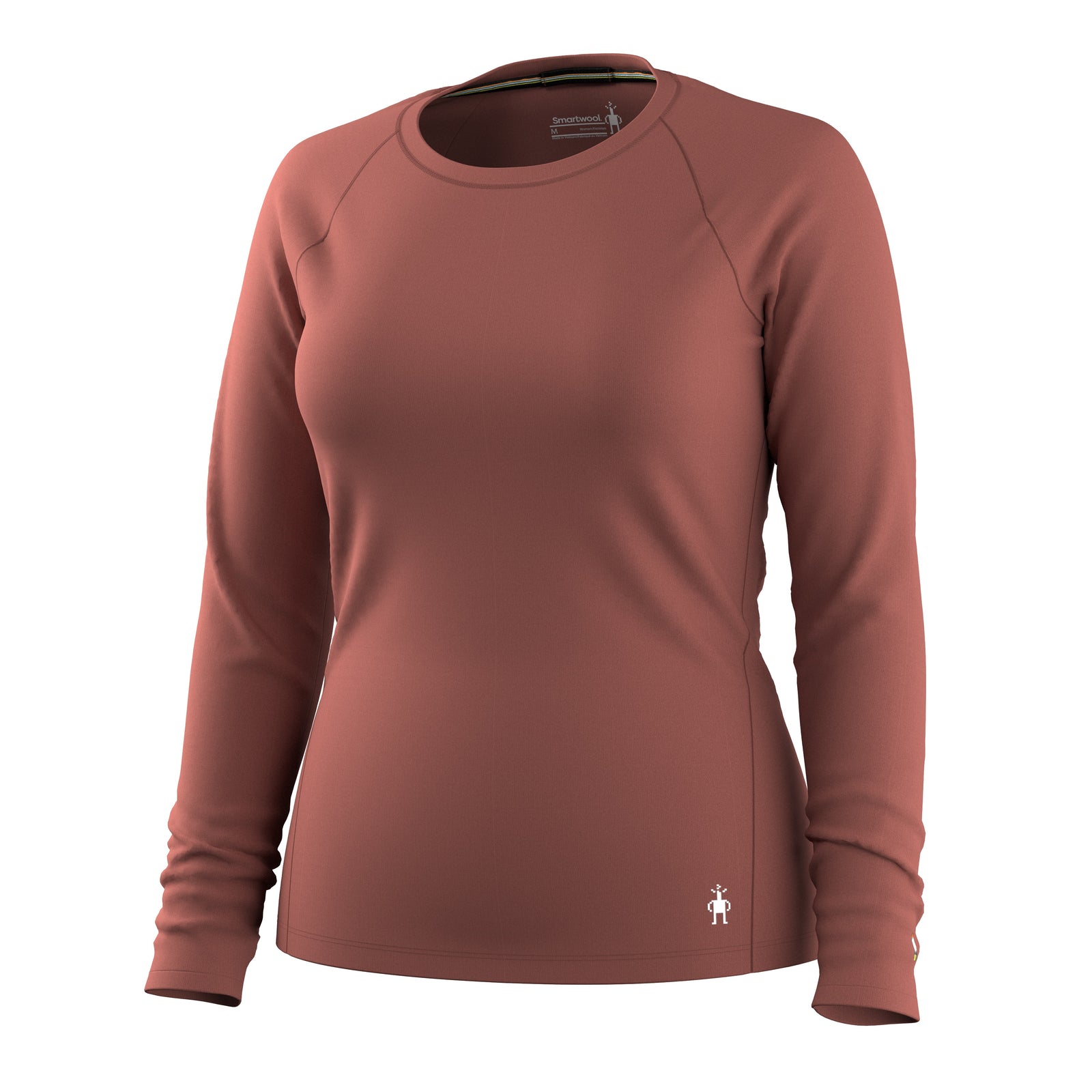Women's Classic All-Season Merino Base Layer Crew Boxed Burnt Sienna - ver - 3