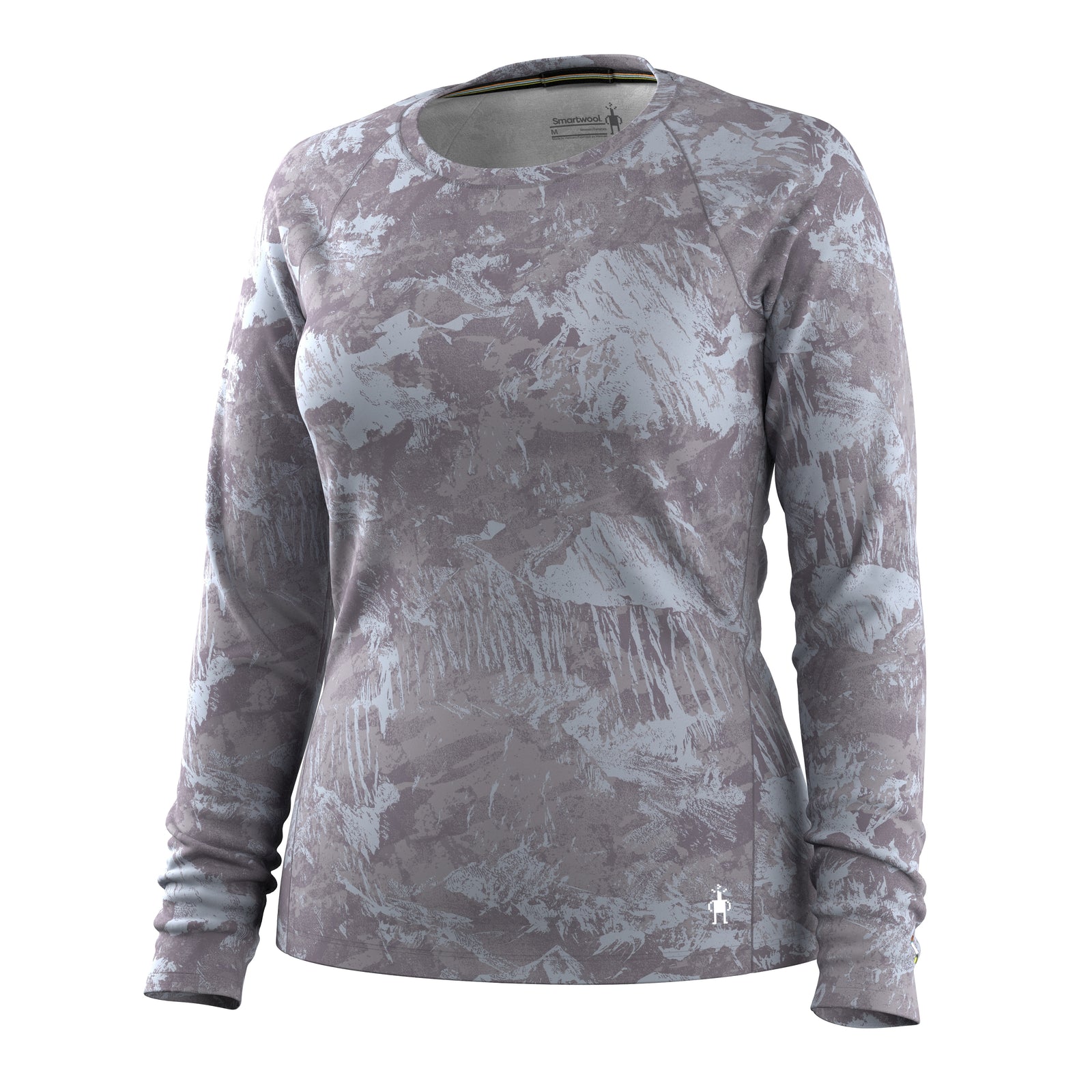 Women's Classic All-Season Merino Base Layer Crew Boxed Purple Storm Mountain - ver - 3