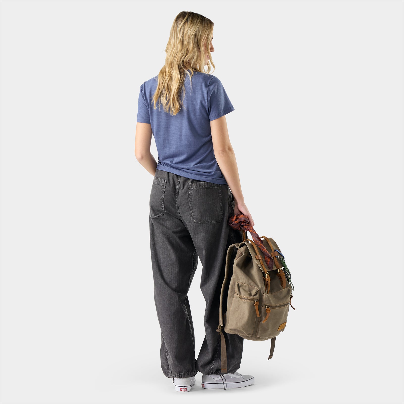 Merino Kurzarm-T-Shirt für Damen  - ansehen - 2