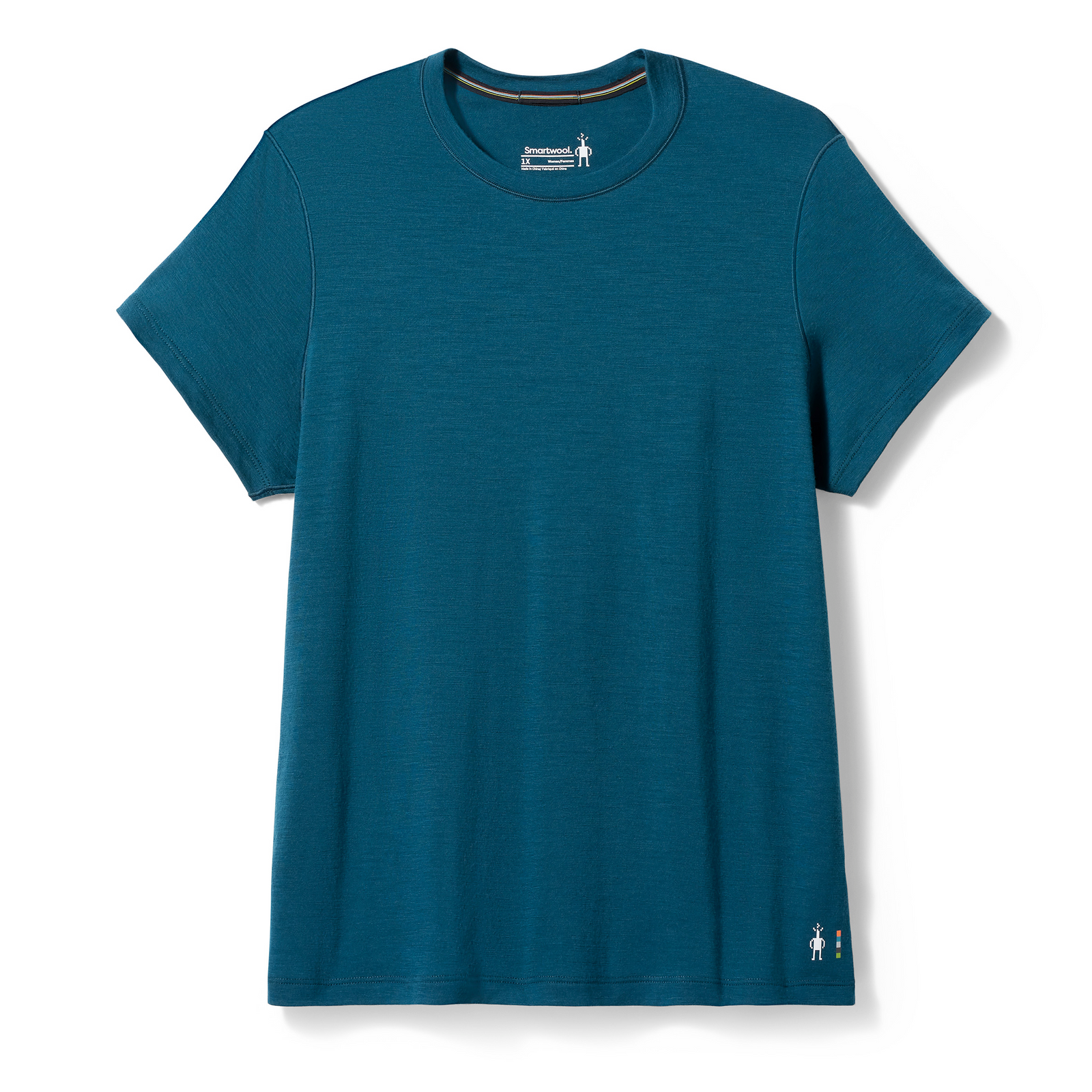 Damen Merino Kurzarmshirt Plus Twilight Blue - ansehen - 3
