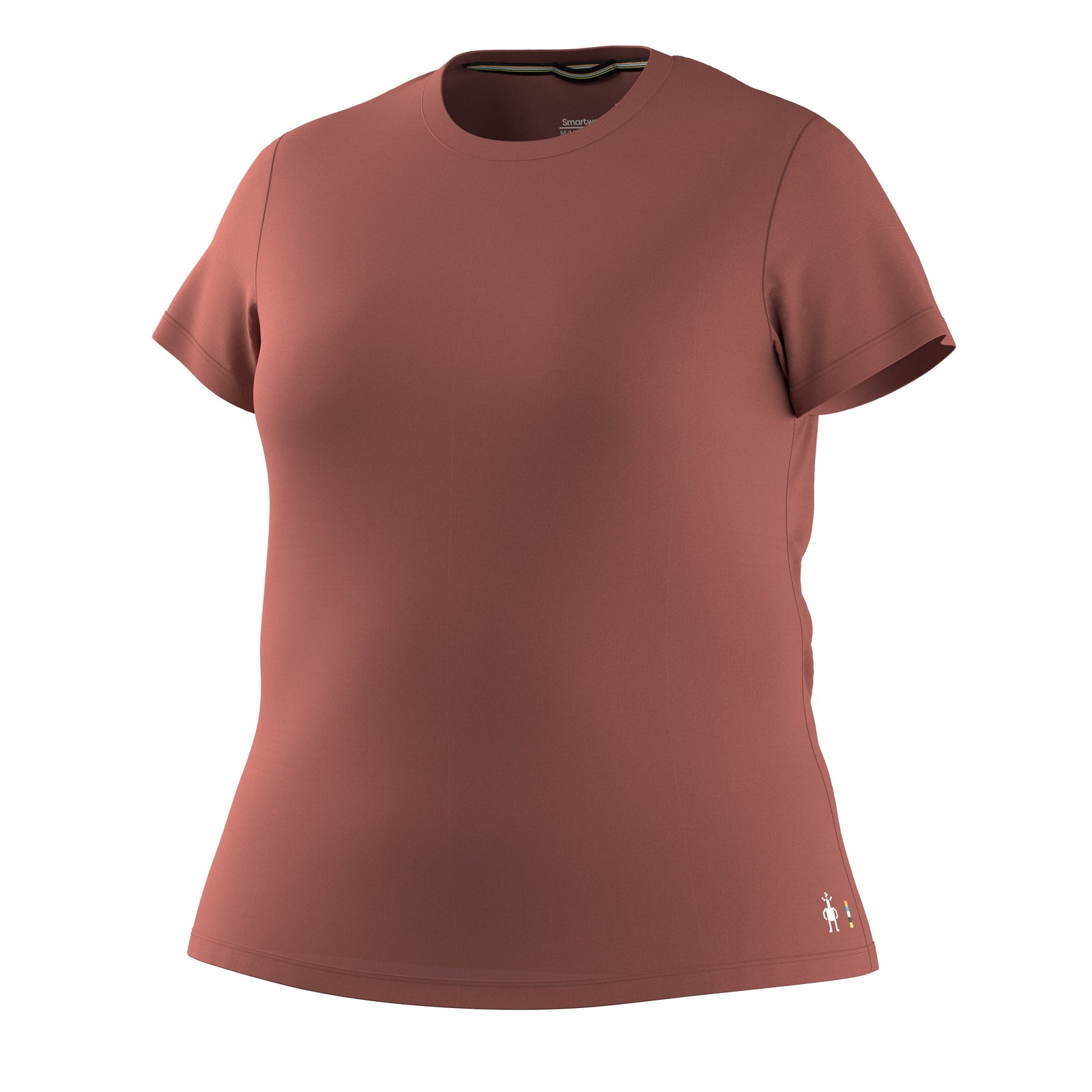 Damen Merino Kurzarmshirt Plus Burnt Sienna - ansehen - 3
