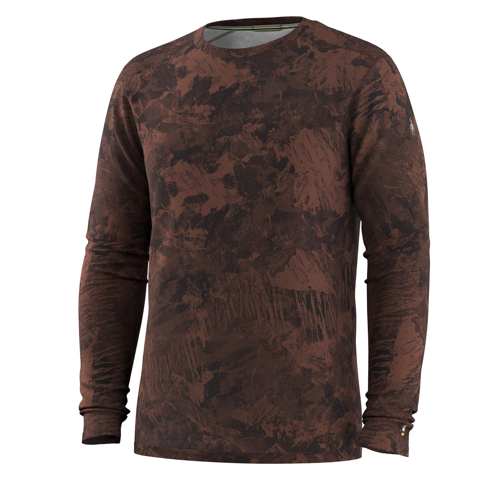 Men's Classic All-Season Merino Base Layer Crew Boxed Sable Brown Mountain - ver - 3
