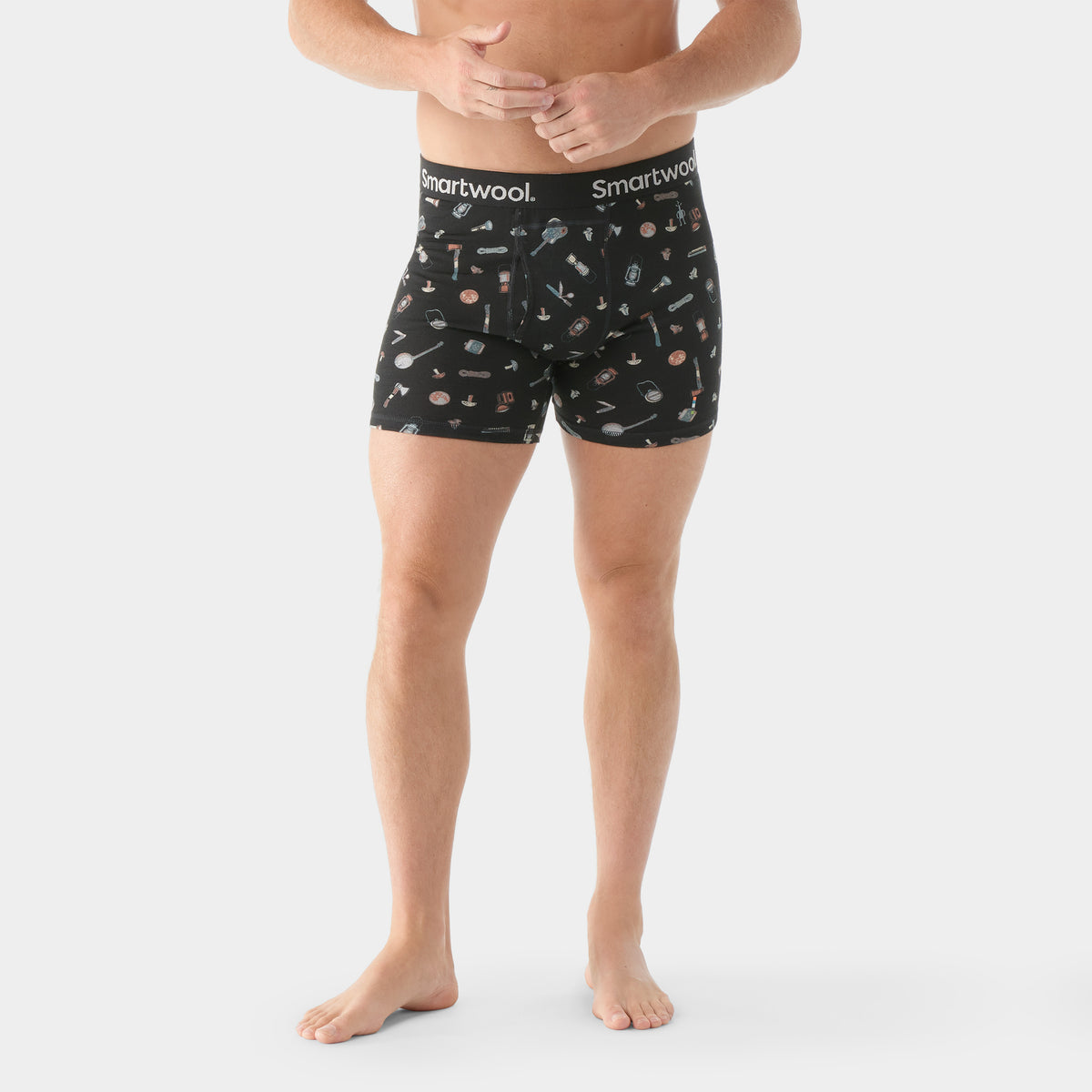 Boxershorts Merino mit Print für Herren  - ansehen - 1