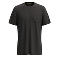 Men's Merino Hemp Blend Short Sleeve Pocket Tee Black Heather - ver - 3