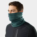 Thermal Reversible Neck Gaiter Dark Teal Heather - ver - 2