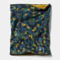 Thermal Reversible Neck Gaiter Dark Teal Wild Blossom - ver - 3