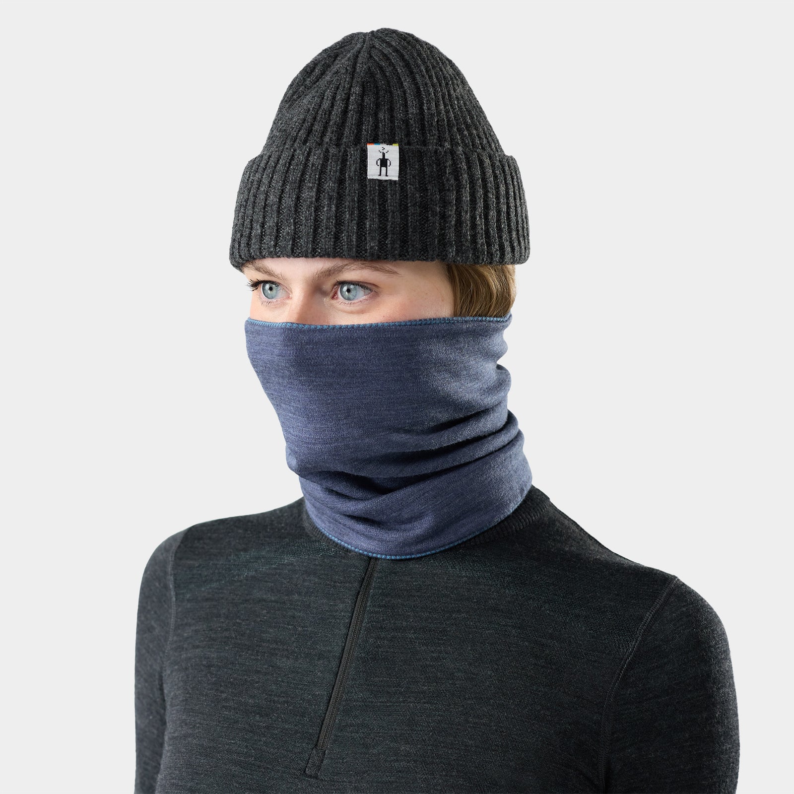 Thermal Reversible Neck Gaiter Nightfall Mini Meadow - ver - 2