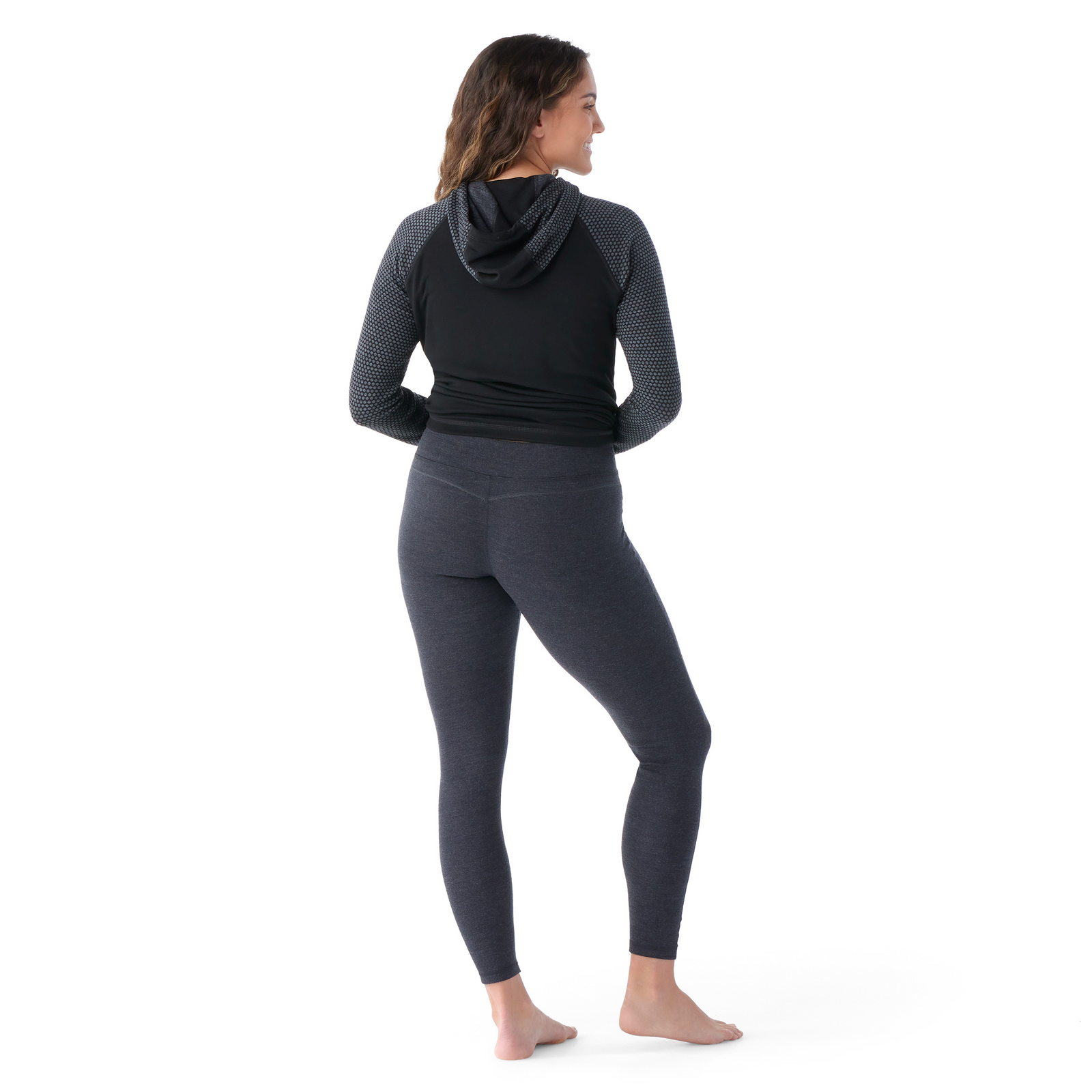 Women's Classic Thermal Merino Base Layer Bottom Boxed Charcoal Heather - ver - 2