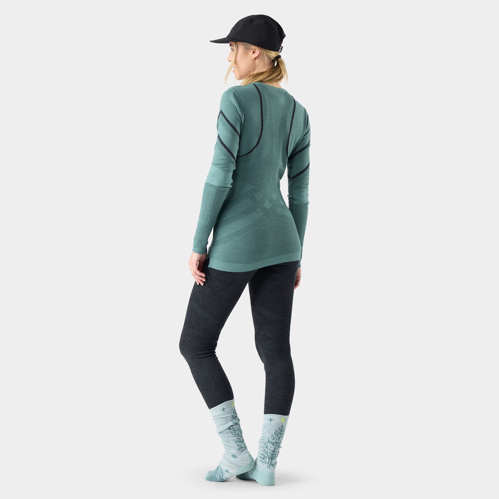 Baselayer mit Rundhalsausschnitt Intraknit Thermal Merino für Damen  - ansehen - 2