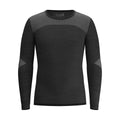 Men's Intraknit™ Thermal Merino Base Layer Crew Black-White - ver - 3