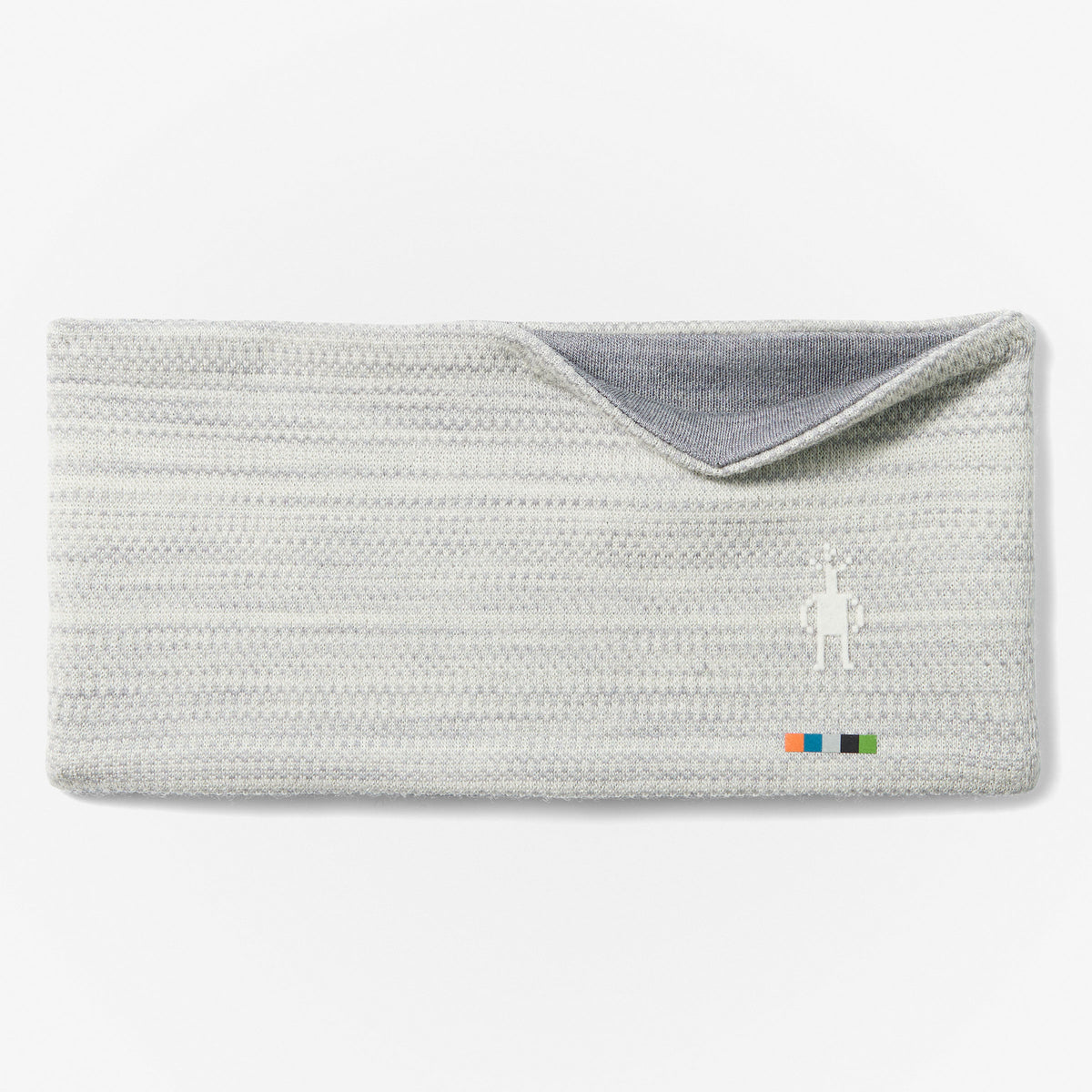 Thermal Merino Reversible Headband Light Gray Color Shift - ver - 3