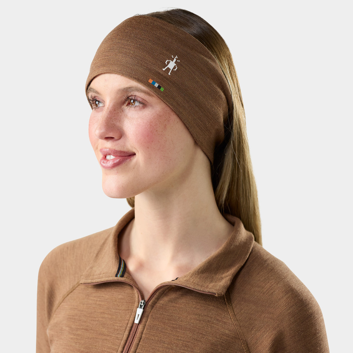 Thermal Reversible Headband Mocha Heather - ver - 2