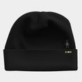 Thermal Reversible Cuffed Beanie Black - ver - 2