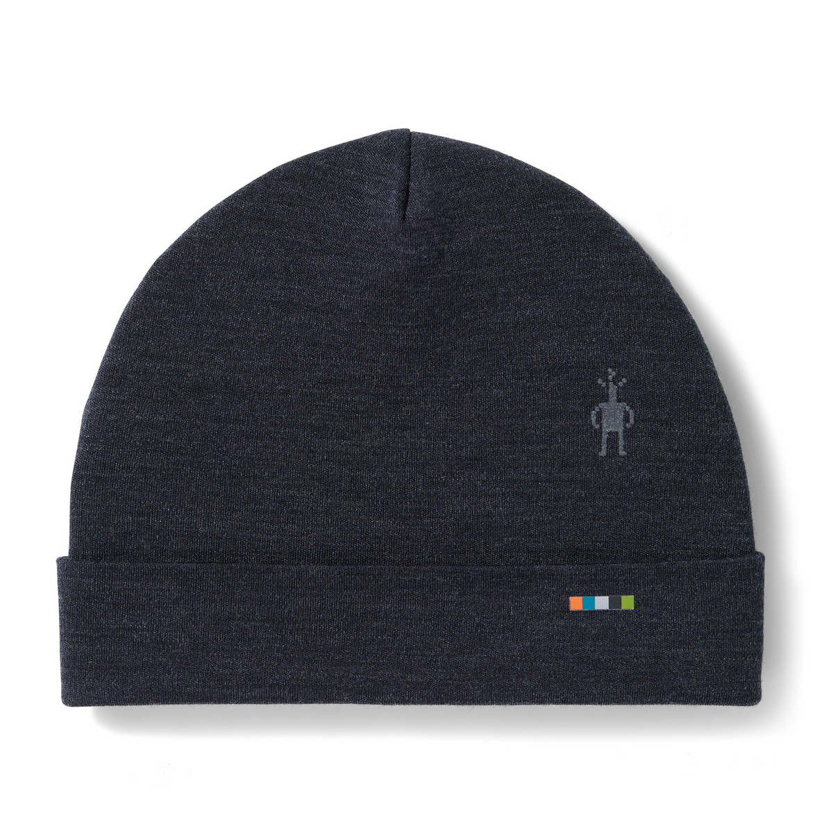 Thermal Merino Reversible Cuffed Beanie Charcoal - ver - 2