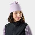 Thermal Reversible Cuffed Beanie Lavender Sky Heather - ver - 2